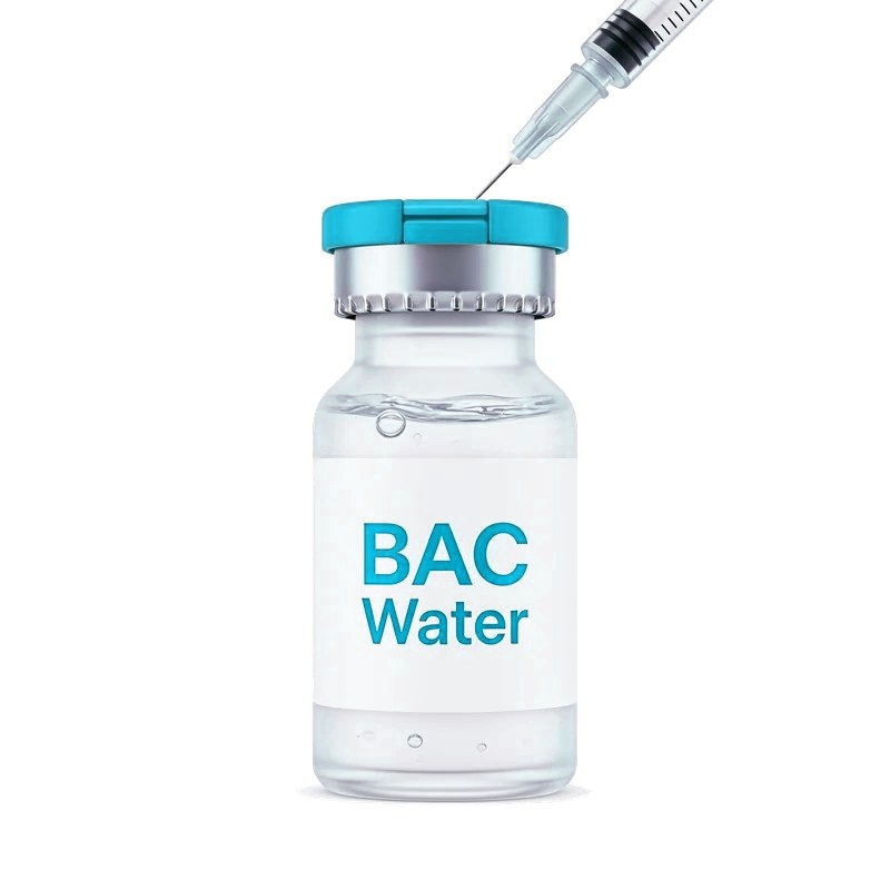 Bacteriostatic water measured for a GLP-1 vial